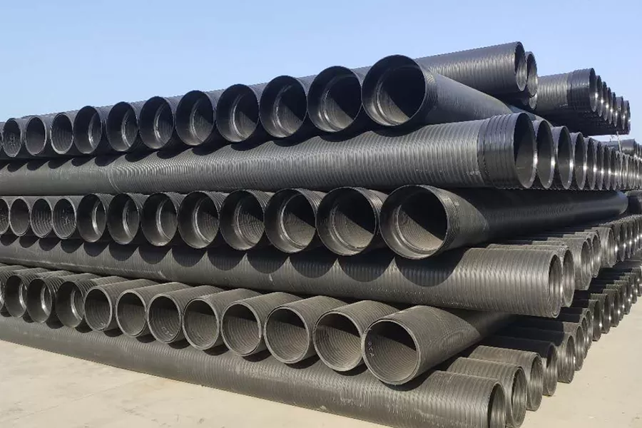 HDPE double wall corrugated pipe installation and precautions