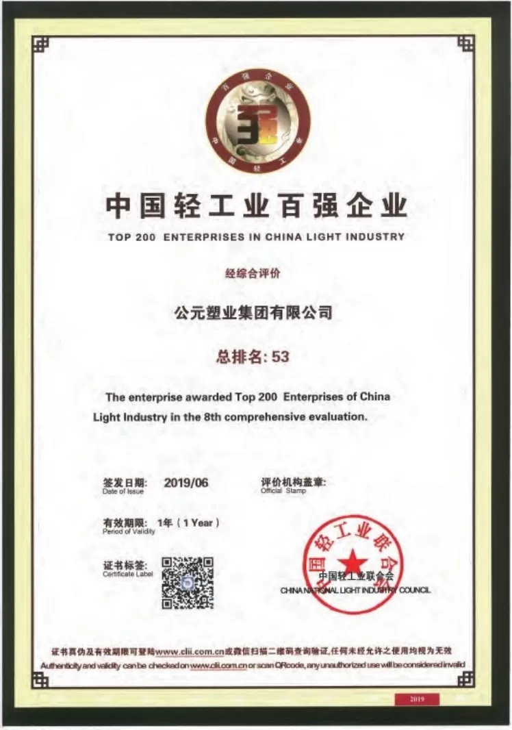 Certificate of Honor VI