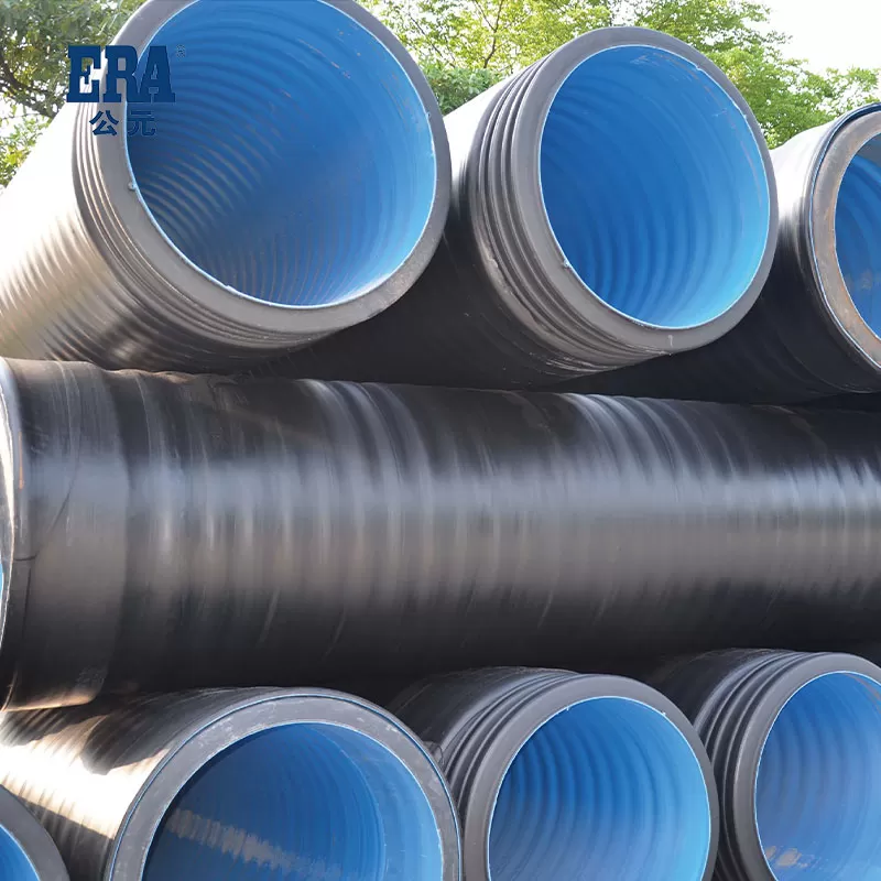 HDPE three-layer wall composite reinforced pipe