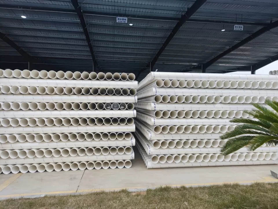 What specifications are used for home improvement PVC drainage pipes?