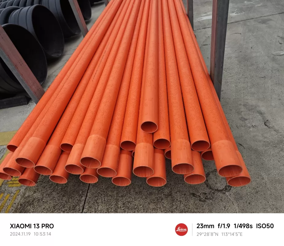 Jingjie, AD cpvc силовая труба DN75 * 3 мм pvc-c силовой кабель втулка, кодирование и фотографии продукта第2张