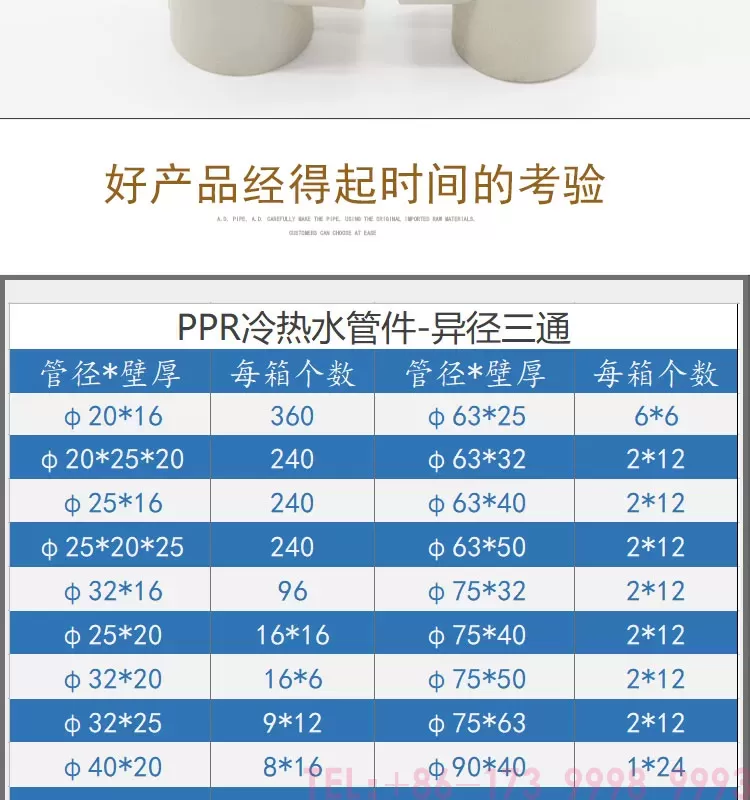 公元PPR异径三通第5张