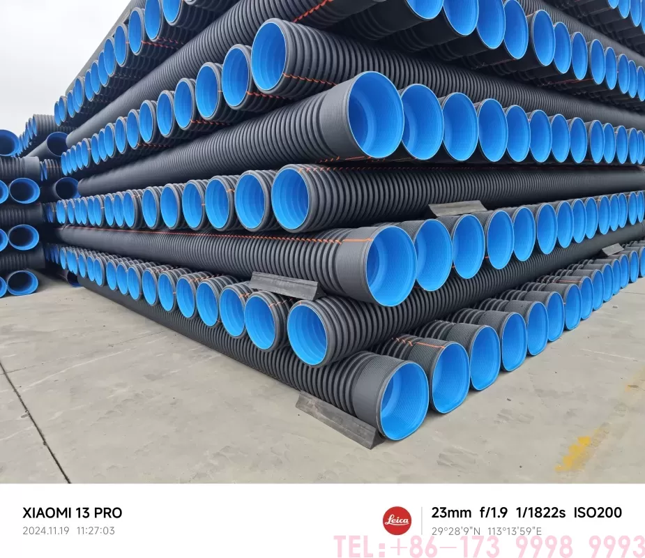 hdpe 双壁波纹管能够进行架空安装吗？湖北公元建材为您解析