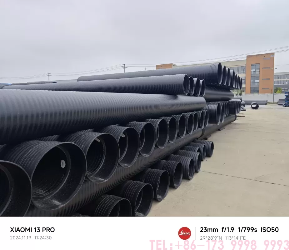 HDPE 中空壁缠绕管的规格型号分类及相关参数介绍第1张